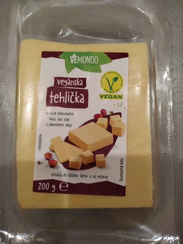 Vegánska tehlička na báze kokosového oleja