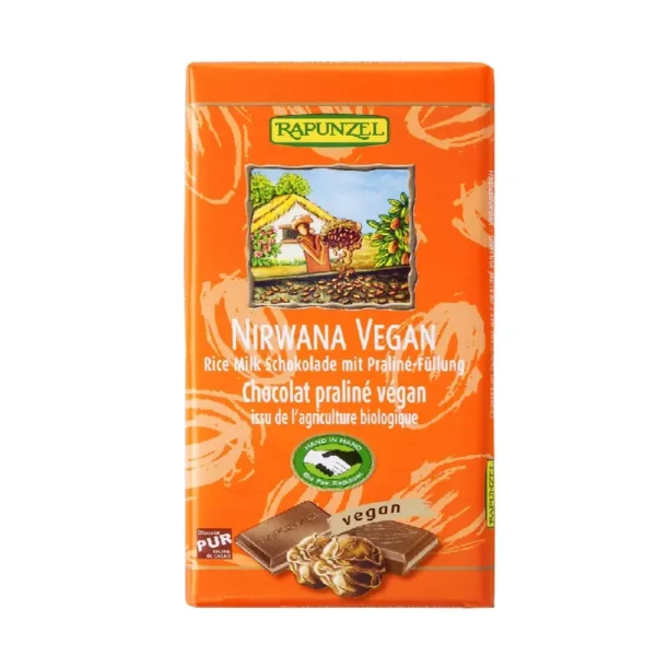 Rapunzel- ryžová čokoláda nirwana vegan